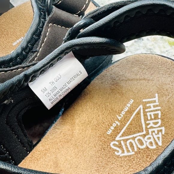 NWOT! Thereabouts Brown Marsh Adjustable Strap Flat Sandals size 5✨ - Picture 12 of 12